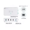 Caricabatterie mobile Alcasa PCA-D005W universale bianco AC senza fili ricarica rapida