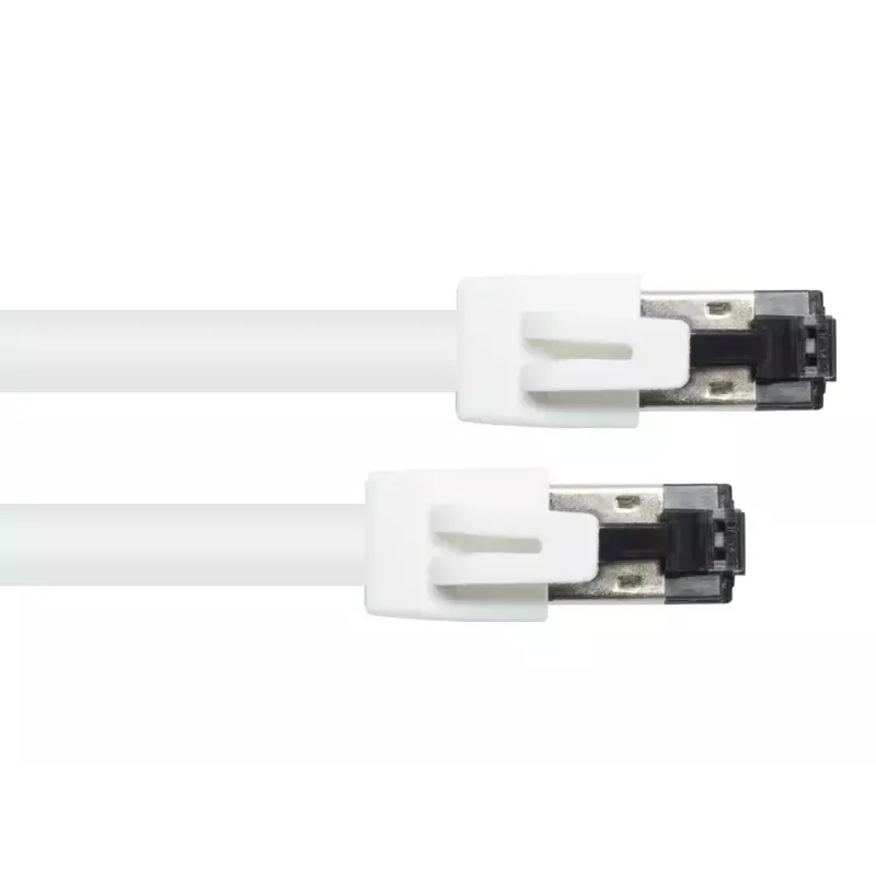 Alcasa 8080-050W bianco 5 m Cat8.1 S/FTP cavo di rete