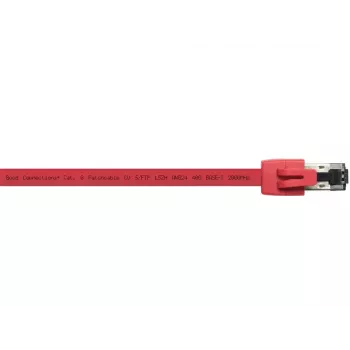 Cavo di rete Alcasa 8080-075R rosso 7,5 m Cat8.1 S/FTP