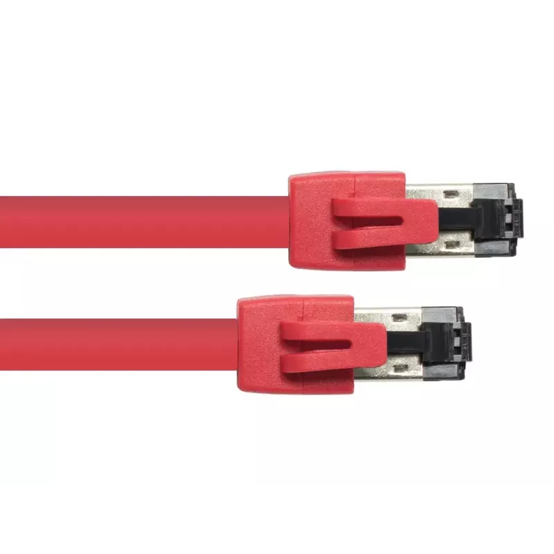 Cavo di rete Alcasa 8080-075R rosso 7,5 m Cat8.1 S/FTP