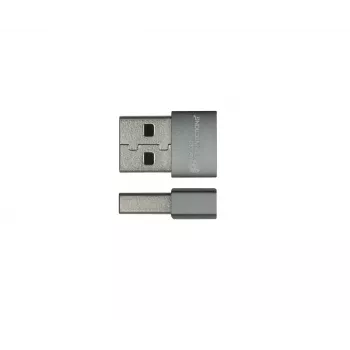 Adattatore USB Alcasa USB-AD203-5 USB-A a USB-C grigio