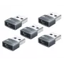 Adattatore USB Alcasa USB-AD203-5 USB-A a USB-C grigio