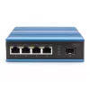 Switch di rete Digitus 4 porte Fast Ethernet PoE, industriale, unmanaged, 1 uplink SFP