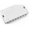 Patch panel DIGITUS desktop modulare vuoto, schermato, 8 porte, acciaio, grigio, montaggio a parete