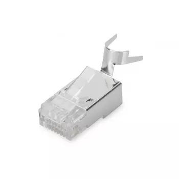 Connettore modulare Digitus CAT 6A per cavo tondo, schermato, 100 pz. connettore RJ-45
