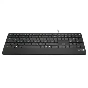 Tastiera Wortmann AG 4000 con filo USB Copilot QWERTZ 105 tasti layout tedesco cavo 1,80 m nero