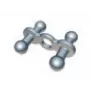 Clip per cavo Bachmann Easy-Connect 930.026 argento 1 pz.