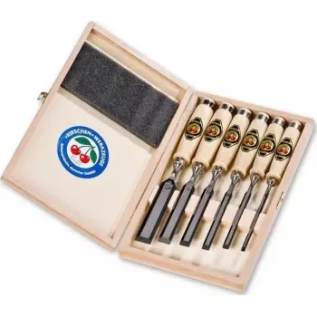 Set di scalpelli Kirschen 1101 HK — 6 pz., cassetta di legno