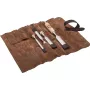 Set di scalpelli Kirschen 1151002 — 4 pz. con custodia in pelle, larghezze 10, 16, 20, 26 mm