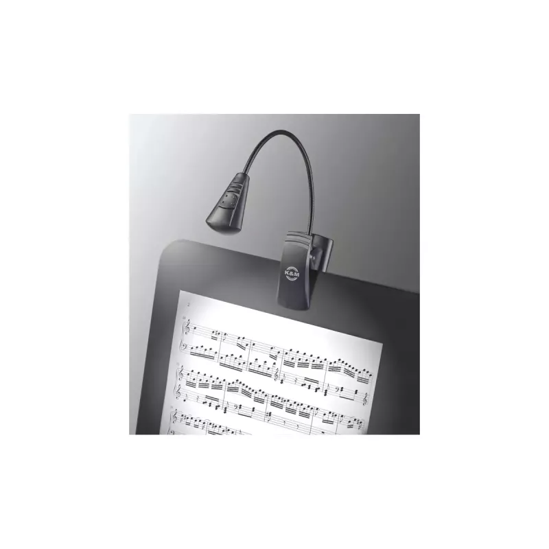 Lampada LED per leggio König & Meyer 12241 nero a batteria