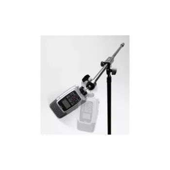 K&M 19695 adattatore snodato a sfera per treppiede, nero