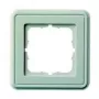 Placca di copertura Tgate Telegärtner bianco PVC per prese a parete e moduli