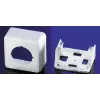 Outlet box Telegärtner 25.16.8555, scatola di montaggio, 80×40×80 mm, bianco
