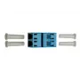 Adattatore in fibra ottica LC Telegärtner J08071A0000 blu