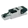 Connettore maschio RJ-45 Telegärtner MFP8 T568 A Cat.6A, nero/argento