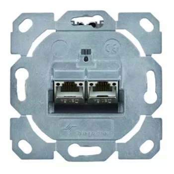 Presa RJ-45 Telegärtner J00020A0528 metallico 2 moduli categoria 6a