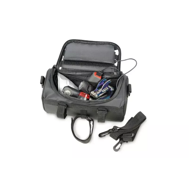 Borsa da bicicletta TROIKA BKB30/BK anteriore 4 L nylon PVC telo nero