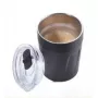 TROIKA ESPRESSO DOPPIO 160 ml nero acciaio inox