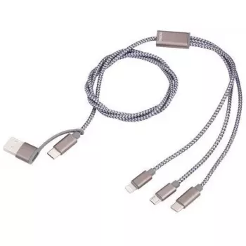 Cavo di ricarica USB-C a USB-A TROIKA CBL30/GY, 1 m, grigio