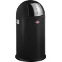 Pattumiera WESCO Pushboy Jr. 22 L nero opaco, coperchio a pressione, pattumiera compatta da cucina