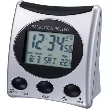 Sveglia digitale Technoline WT 221 argento 12/24h LCD
