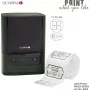 Etichettatrice Olympia PM 220 verde — etichettatrice desktop compatta, modello PM 220 (verde)