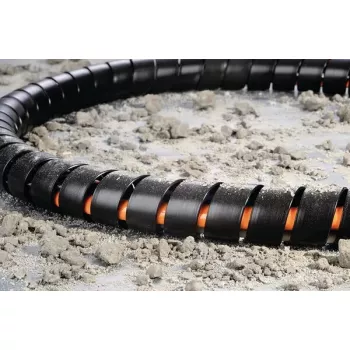 Guaina isolante per cavi HellermannTyton 162-20100, nero, 1 m, pezzo singolo