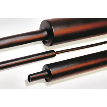 Guaina termorestringente HellermannTyton 323-21150, poliolefina, nero, confezione da 3