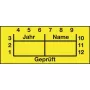 Hellermann Tyton QNPRUEFYPH-103-YE-103-YE giallo vinile 100 pezzi