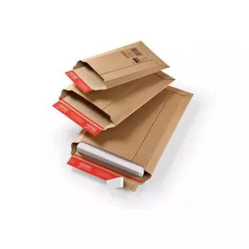 Busta da spedizione in cartone Colompac CP010.07 (290 x 400 x 50 mm), marrone, 20 pz.