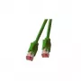 Cavo di rete EFB Elektronik RJ45 S/FTP Cat6a verde 7,5 m