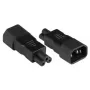 Adattatore spina di rete C14 C5 Alcasa PA-1405S nero