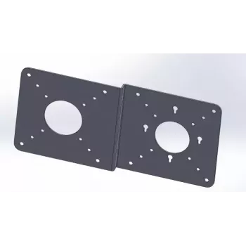 Kit di montaggio ALLNET VESA_MINIPC_PLATE nero