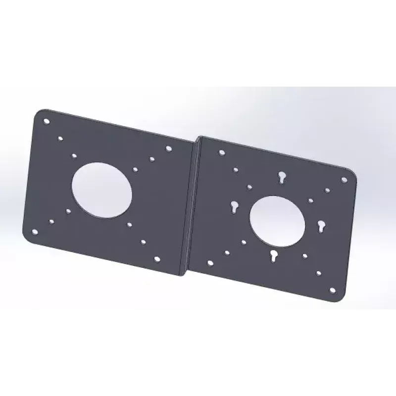 Kit di montaggio ALLNET VESA_MINIPC_PLATE nero