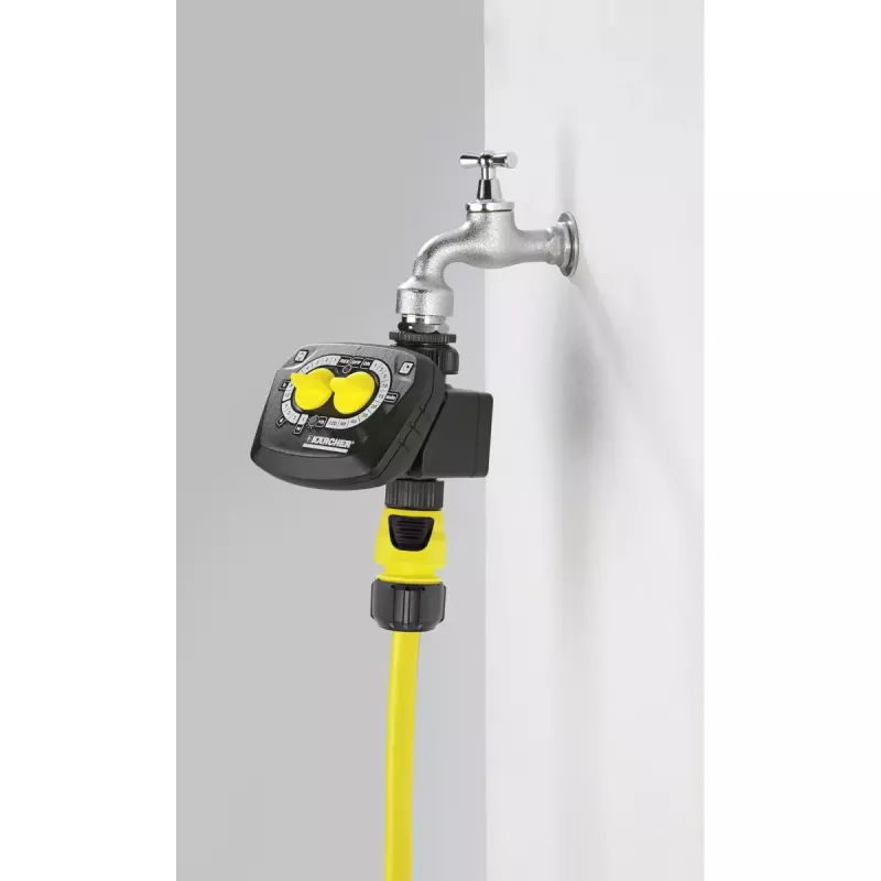 Timer di irrigazione meccanico Kärcher WT 4.000 nero giallo