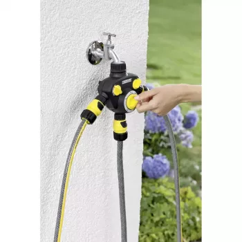 Programmatore di irrigazione meccanico Kärcher WT 2.000 nero giallo
