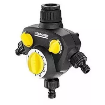 Programmatore di irrigazione meccanico Kärcher WT 2.000 nero giallo