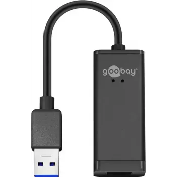 Goobay 39038 scheda di rete Ethernet 1000 Mbit/s USB con filo