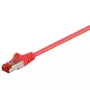Cavo di rete Goobay CAT 6 cavo patch RJ-45 Cat6 0,25 m rosso