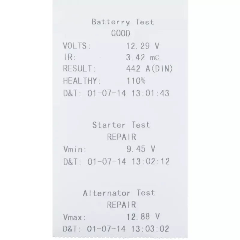 Tester per batterie KS Tools 550.1646 nero blu 1,5 kg