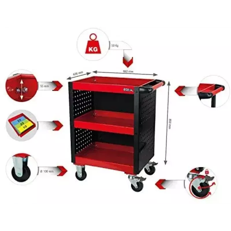 KS Tools ECOline carrello di servizio per officina (890.0006)