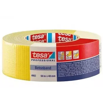 Nastro adesivo in tessuto Tesa 04662 Professional, giallo, 50 m × 18 mm