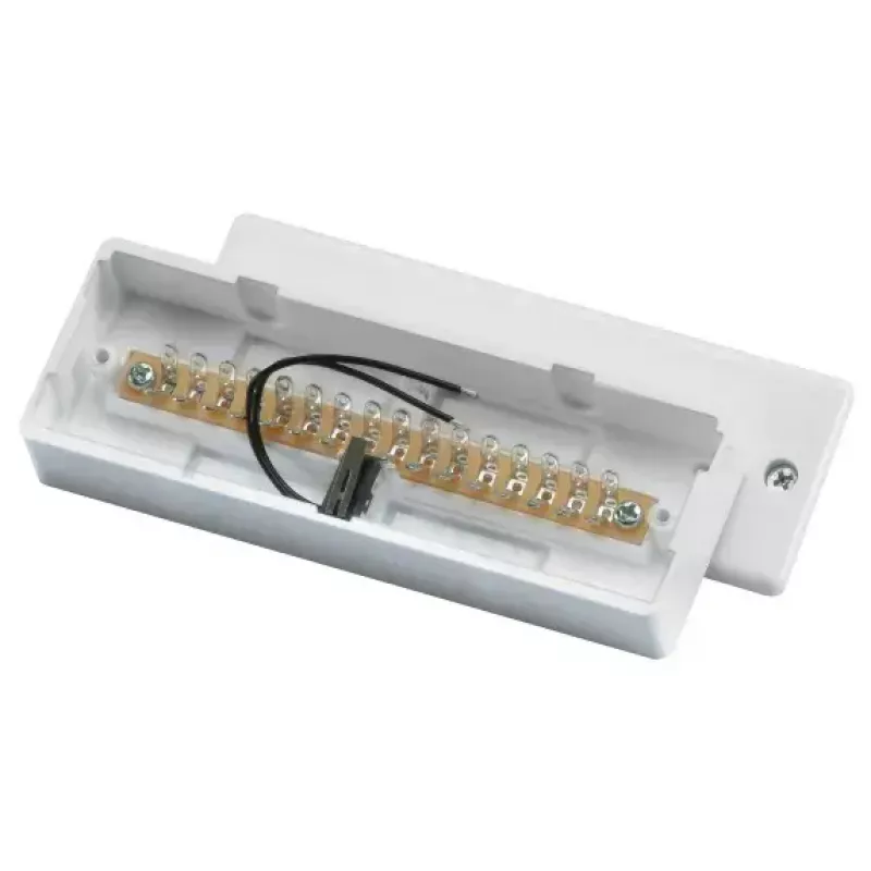 ABUS Security Center VT4000W blocco di giunzione da superficie, bianco, 16 poli