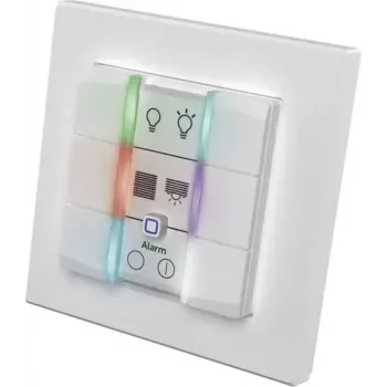 Pannello interruttore a parete eQ-3 Homematic IP interruttore a parete 6 canali plastica bianco