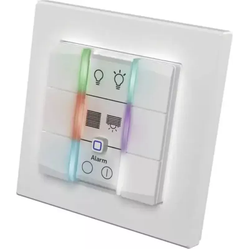 Pannello interruttore a parete eQ-3 Homematic IP interruttore a parete 6 canali plastica bianco