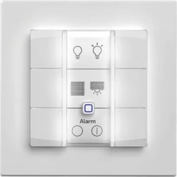 Pannello interruttore a parete eQ-3 Homematic IP interruttore a parete 6 canali plastica bianco