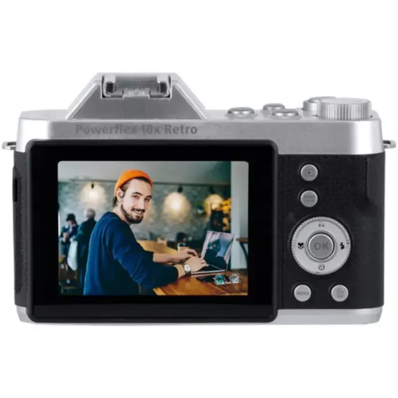 Fotocamera digitale compatta Rollei Powerflex 10x Retro — zoom ottico 10x, 16 MP