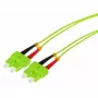 Cavo in fibra ottica Tecline 796SS00 SC OM5 0,5 m verde lime