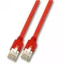 Cavo di rete EFB Elektronik RJ45 (X) S/FTP Cat5e rosso 3 m