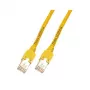 Cavo di rete EFB Elektronik K8075.1 RJ-45 Cat5e 1 m giallo